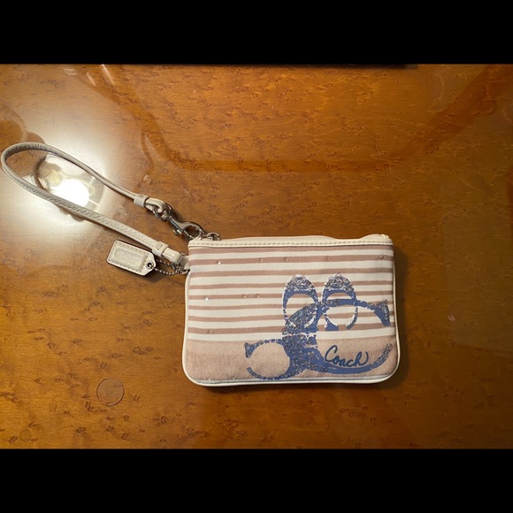 Coach Patchwork Sequined Wristlet - Picture 2 of 7